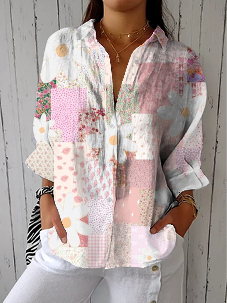 Fanny | Daisy Patchwork Blouse