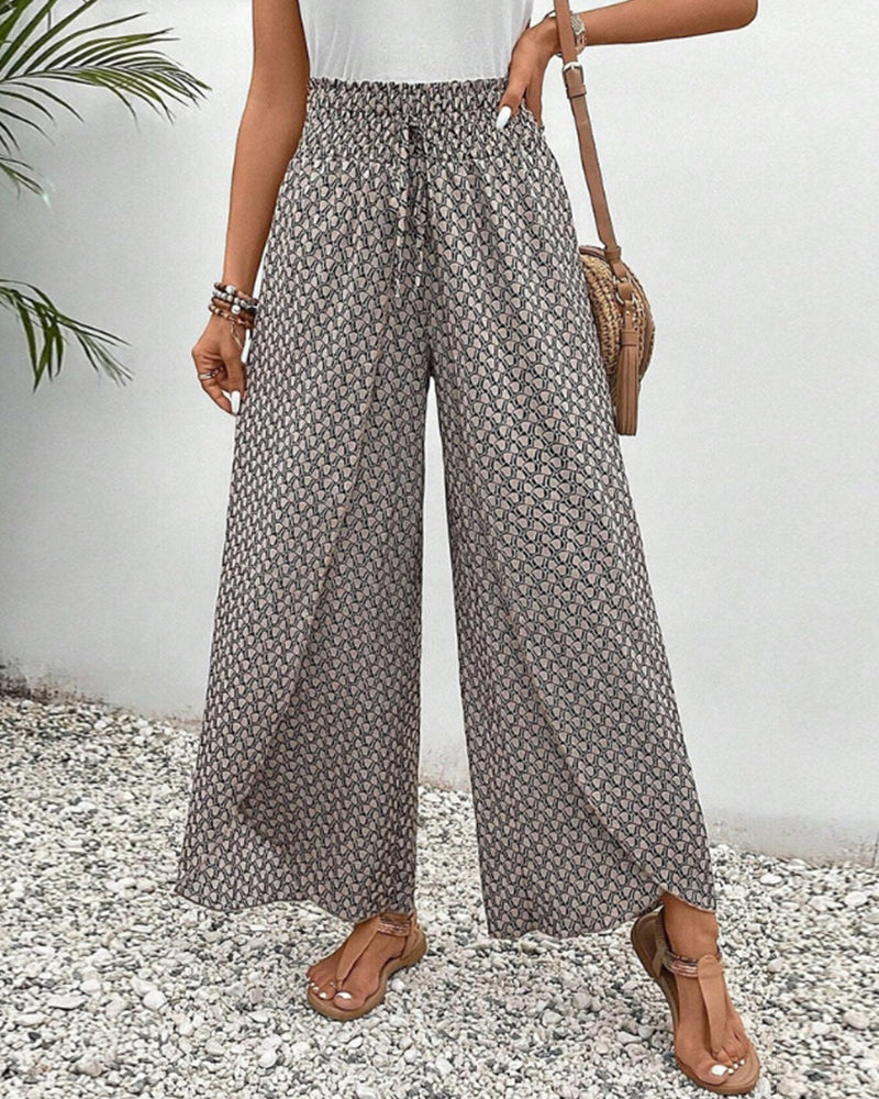 Lunara | Flowing Wide Leg Trousers