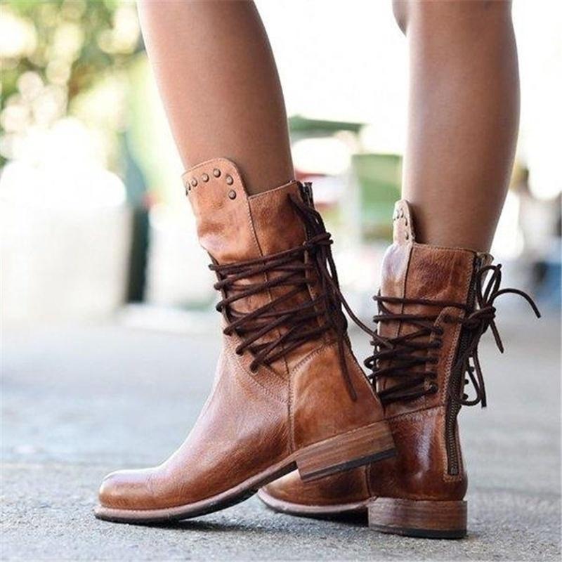 Venetia | Lace-Up Ankle Boots
