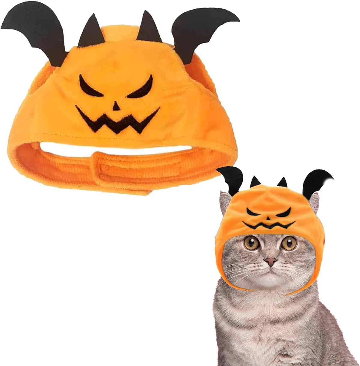 Adjustable Pumpkin Pet Hat