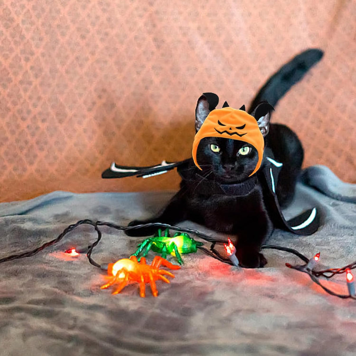 Adjustable Pumpkin Pet Hat