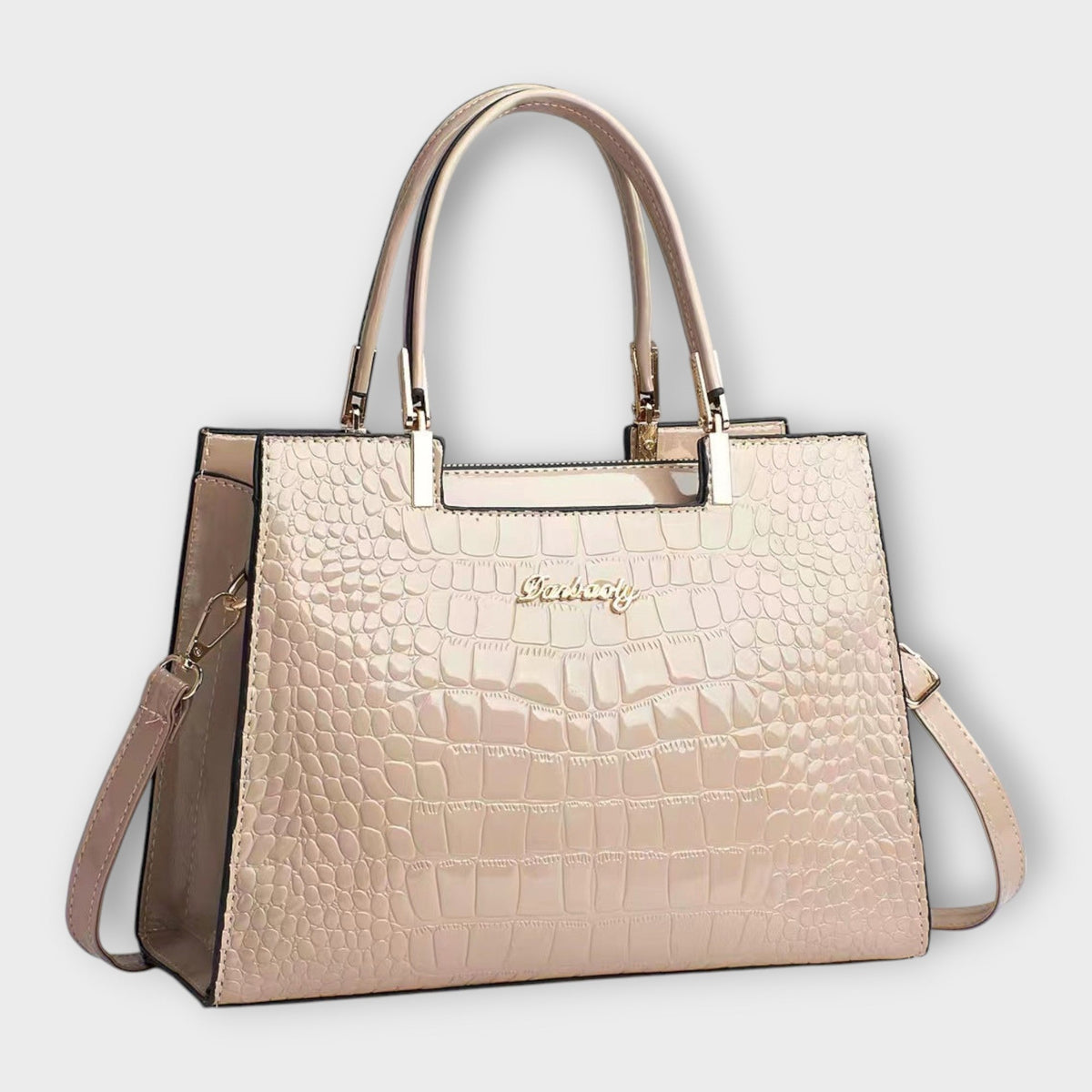 Erain | Croc-Effect Glossy Bag