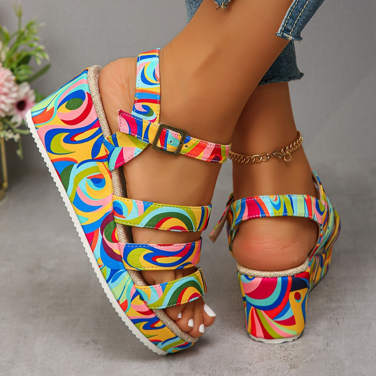 Allegra Sandali Ortopedici Multicolore