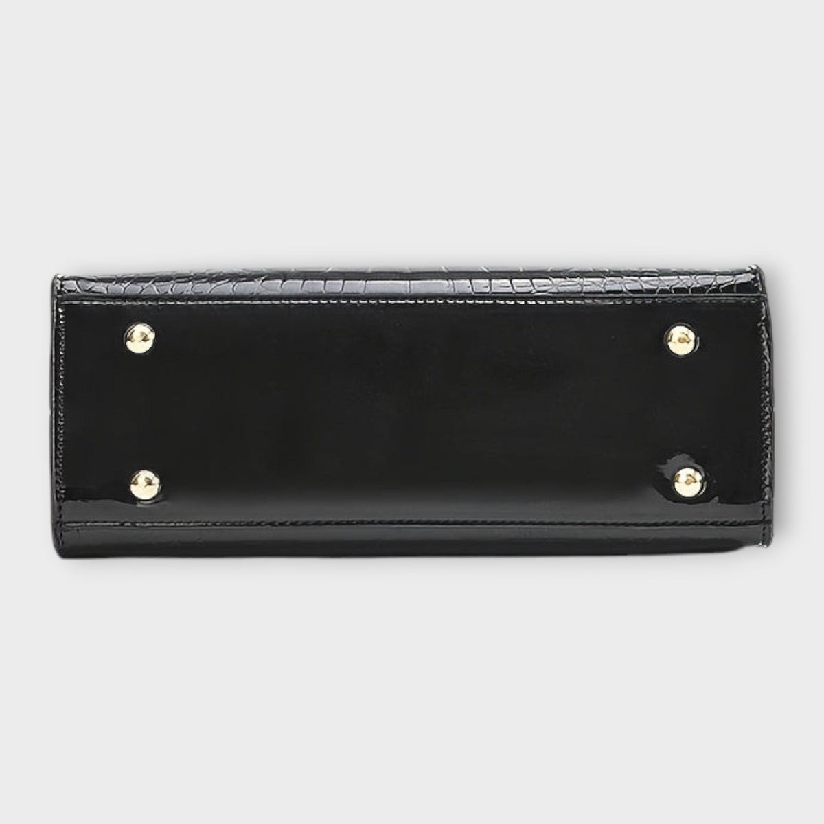 Erain | Croc-Effect Glossy Bag