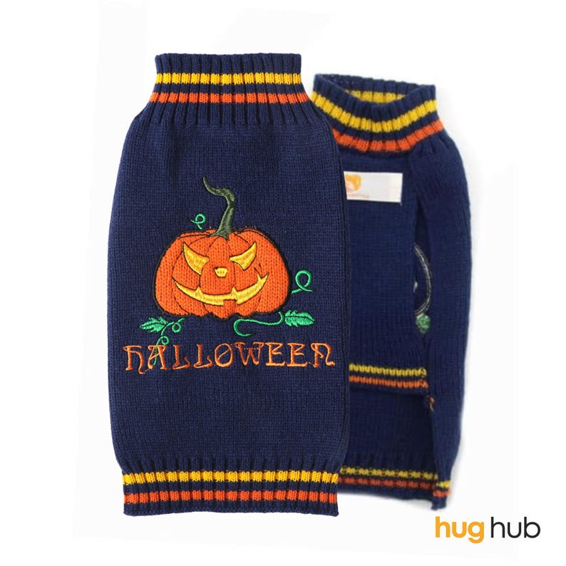 Halloween Crochet Pet Sweater