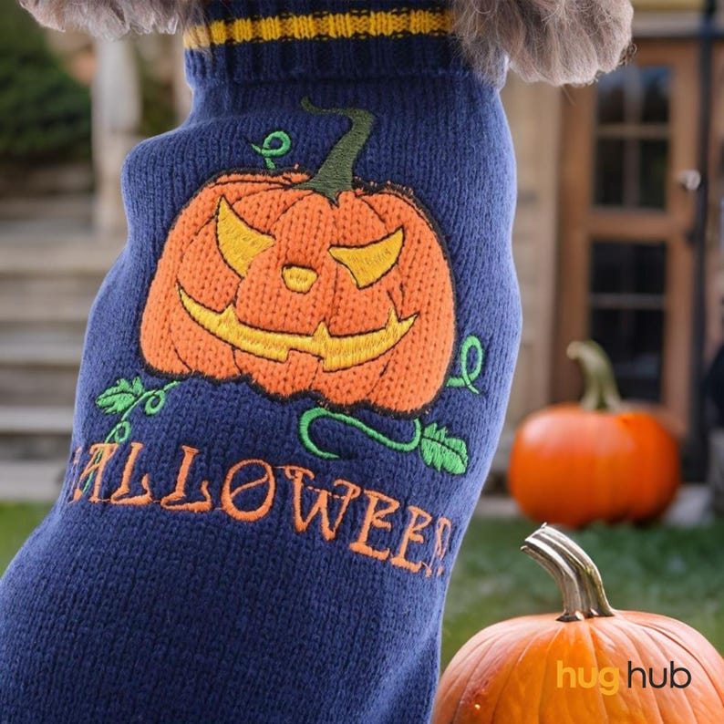 Halloween Crochet Pet Sweater