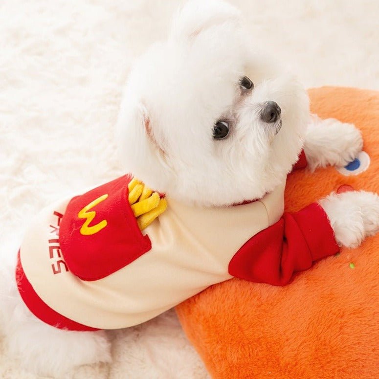 French Fries Pocket Pet Hoodie