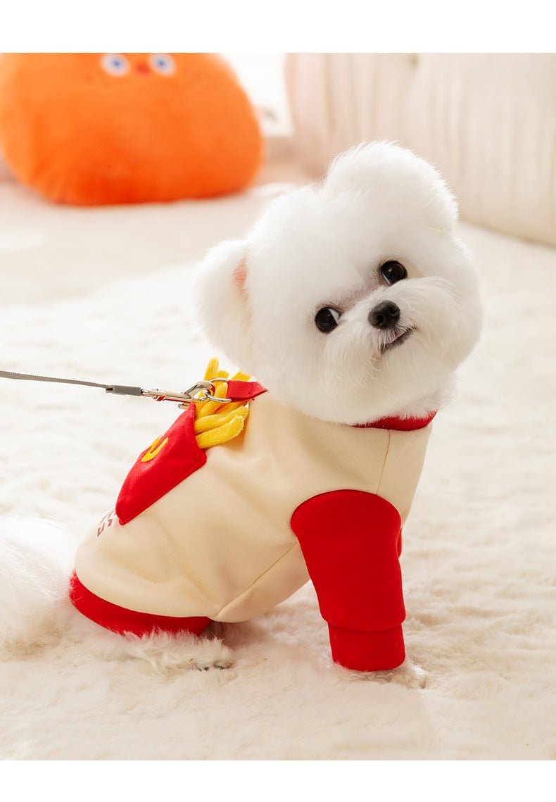 French Fries Pocket Pet Hoodie