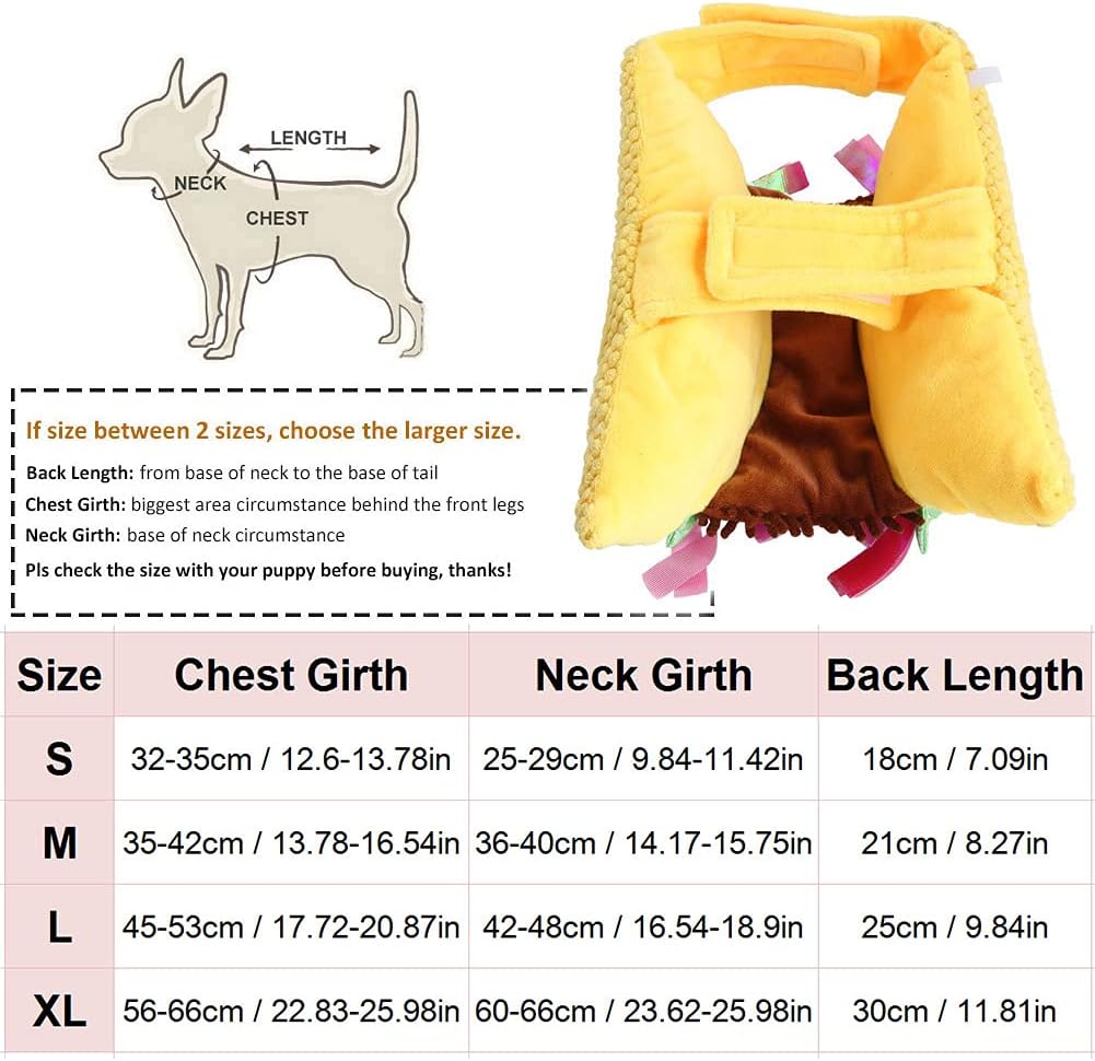 Taco Pet Costume