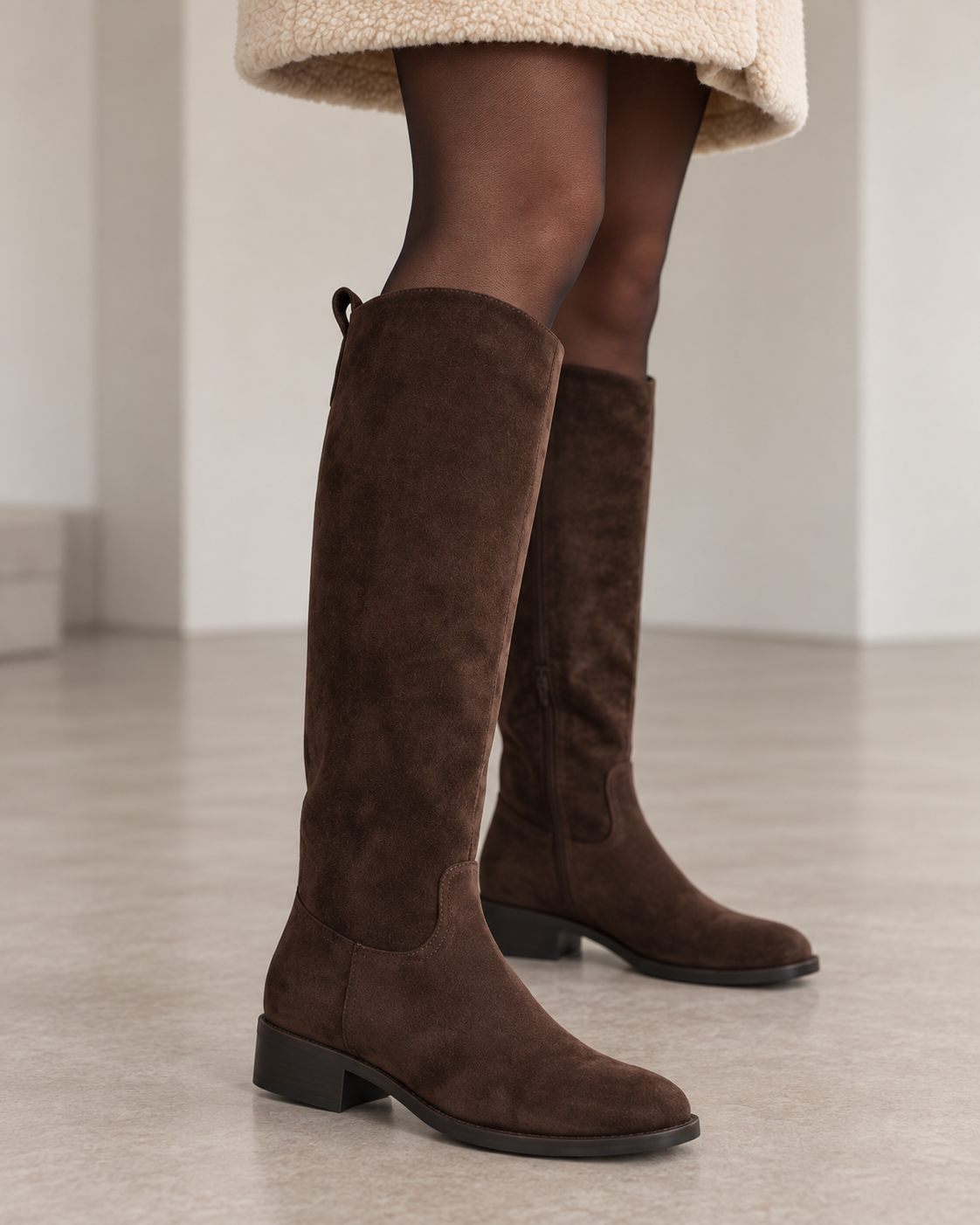 Dorine High Boots - Brown