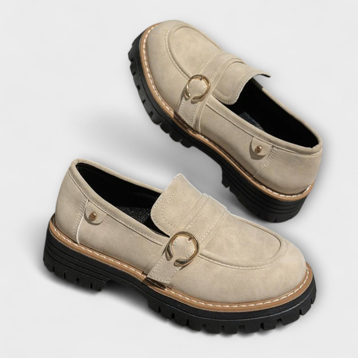Lora™ | Mocassini Casual a Punta Tonda