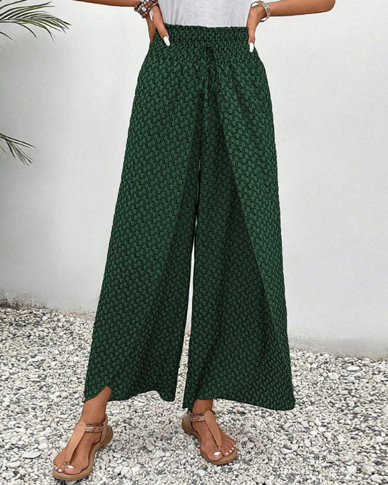 Lunara | Flowing Wide Leg Trousers