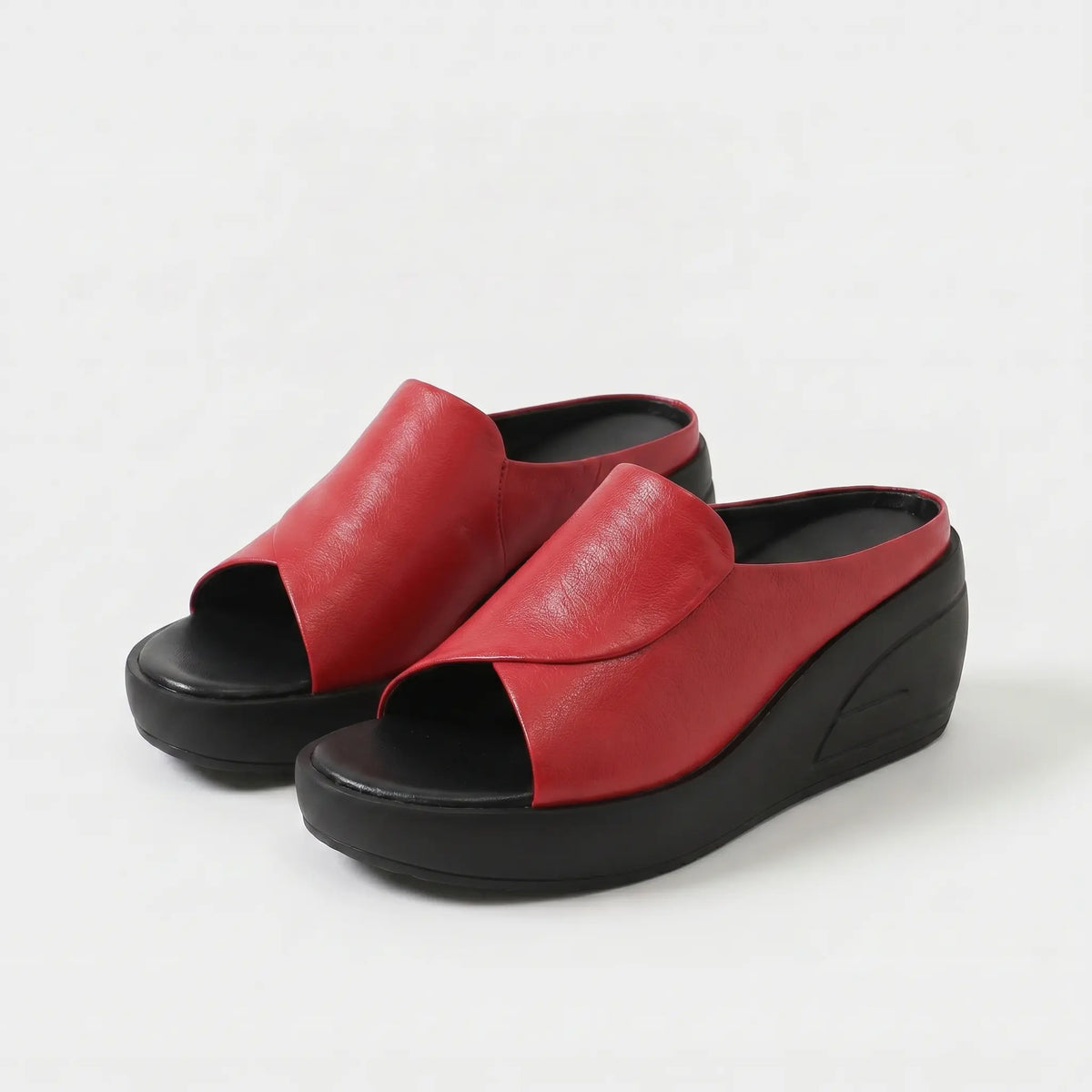 Elisa Sandali Zeppa Slip-on Ortopedici