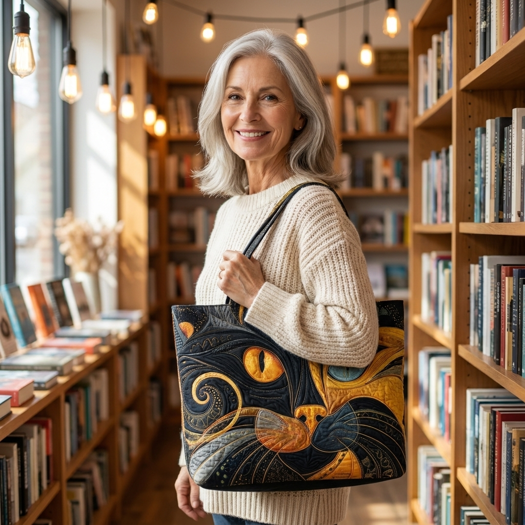 Borsa Artigianale - Gatto Mistico