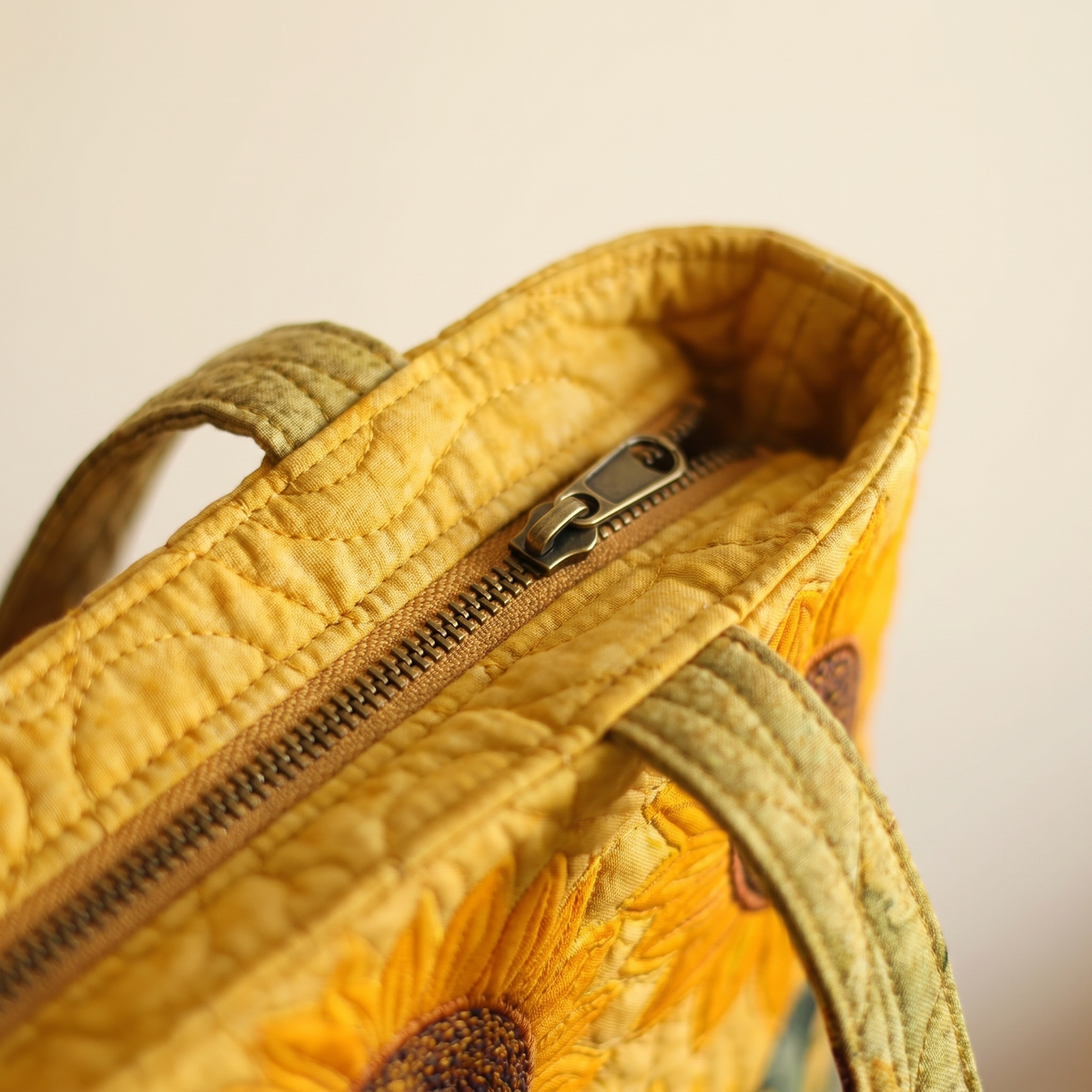 Borsa Classica Trapuntata - Girasoli