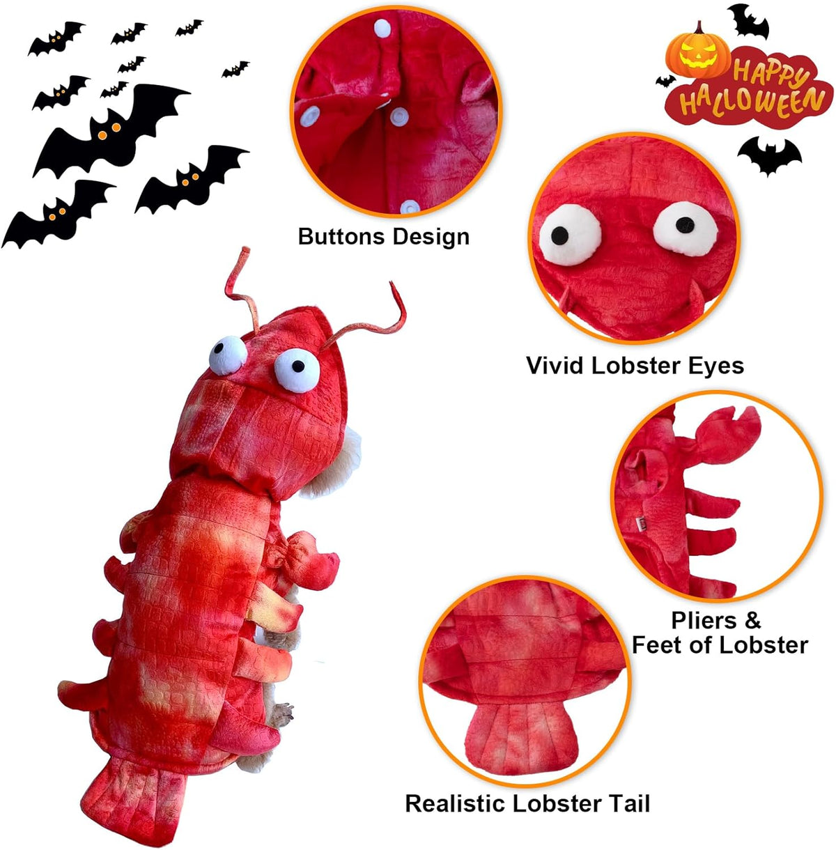 Lobster Dog Costume