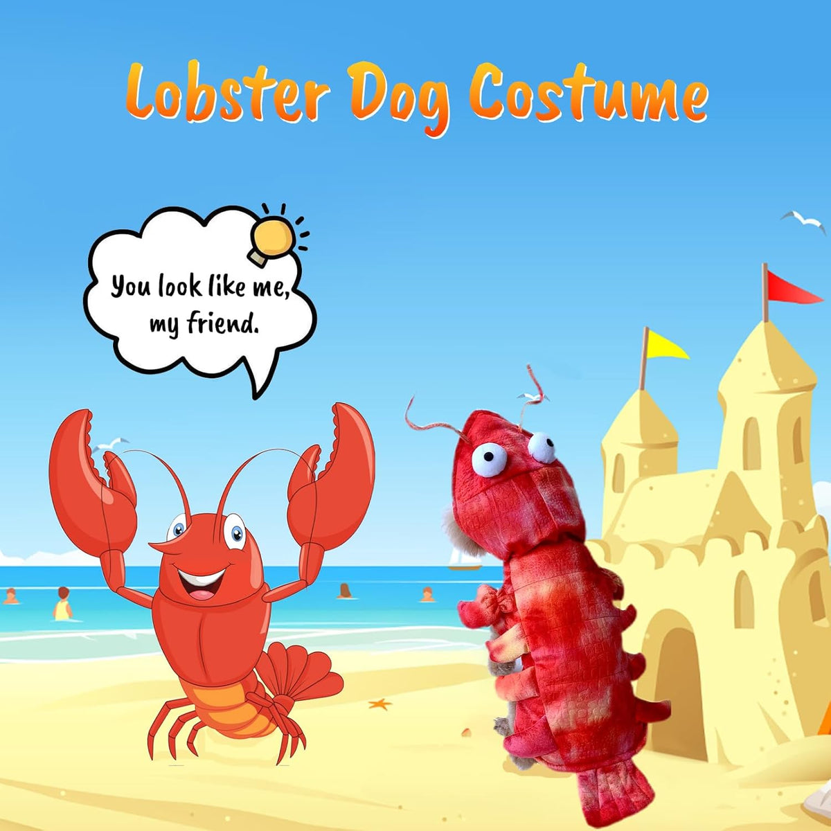 Lobster Dog Costume