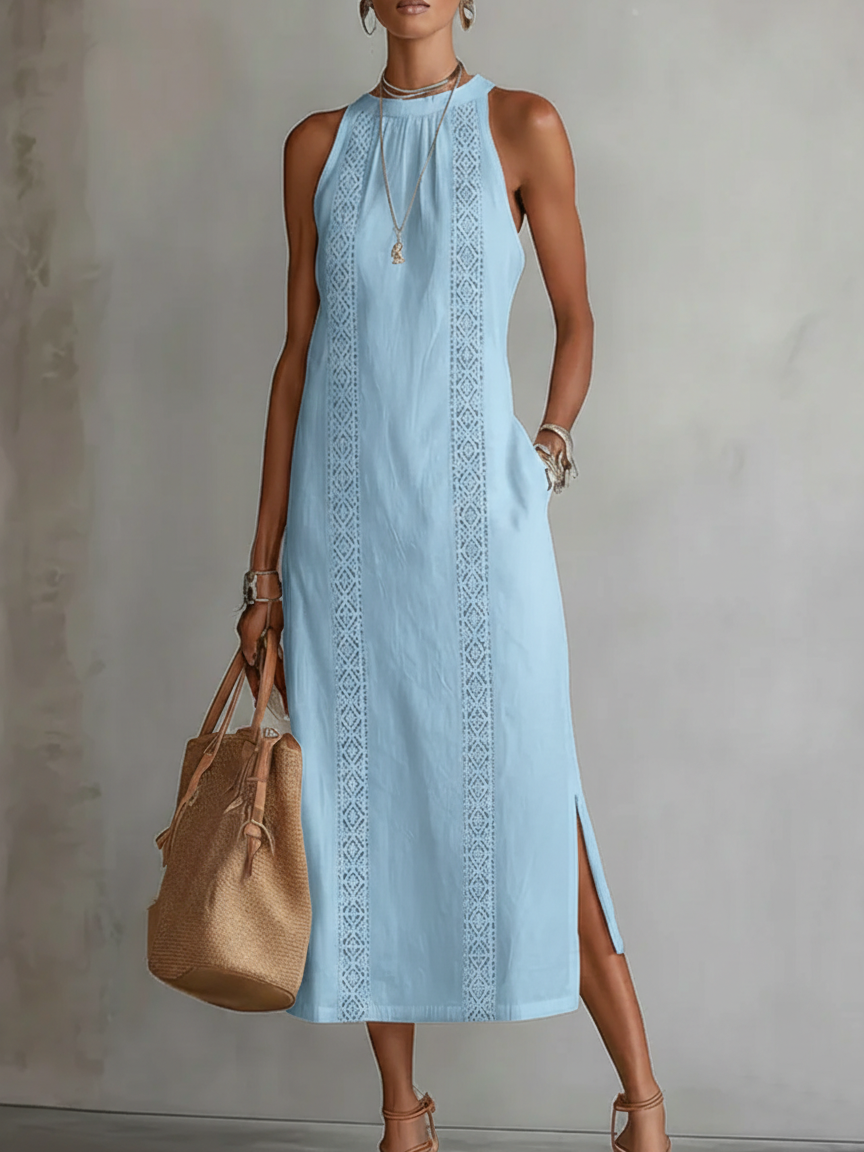 Clara | Lace-Trimmed Summer Dress