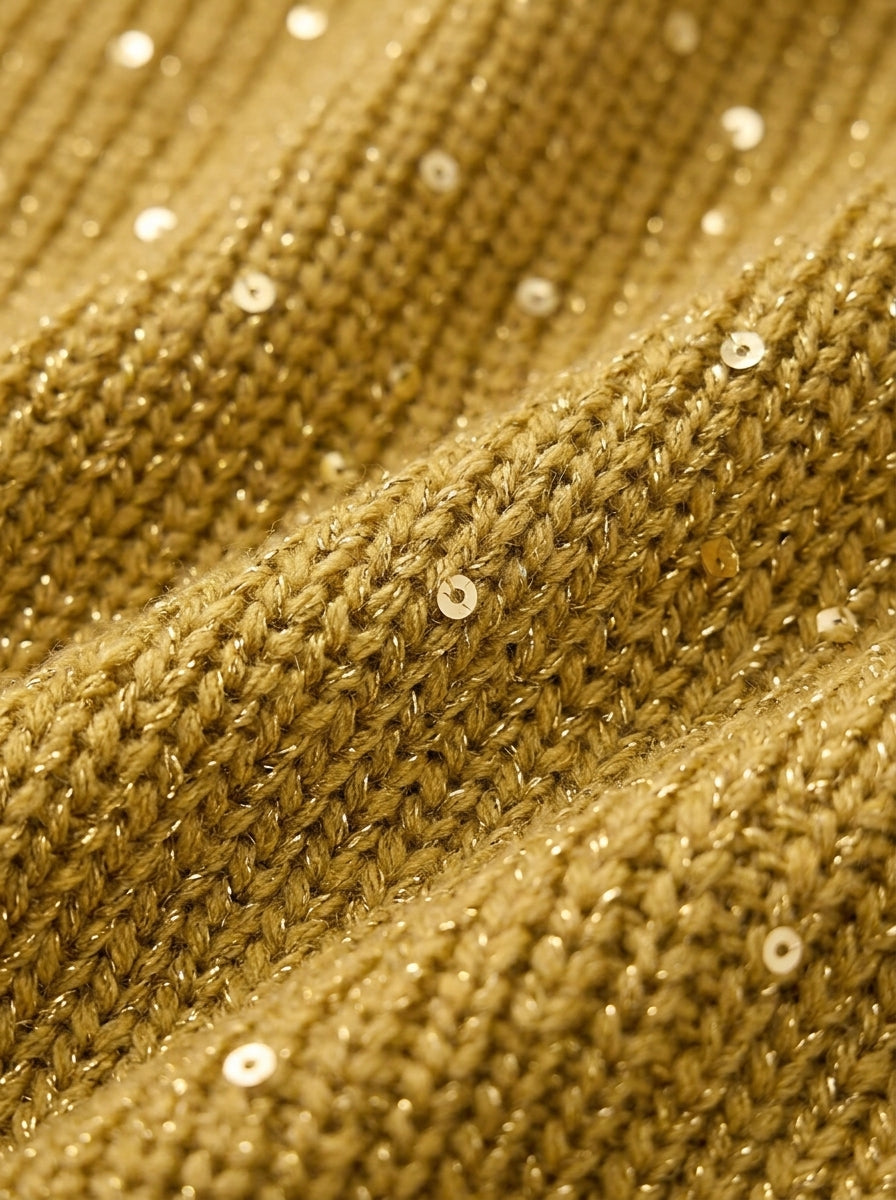 Cardigan lavorato a maglia con colletto oversize e grandi bottoni metallici