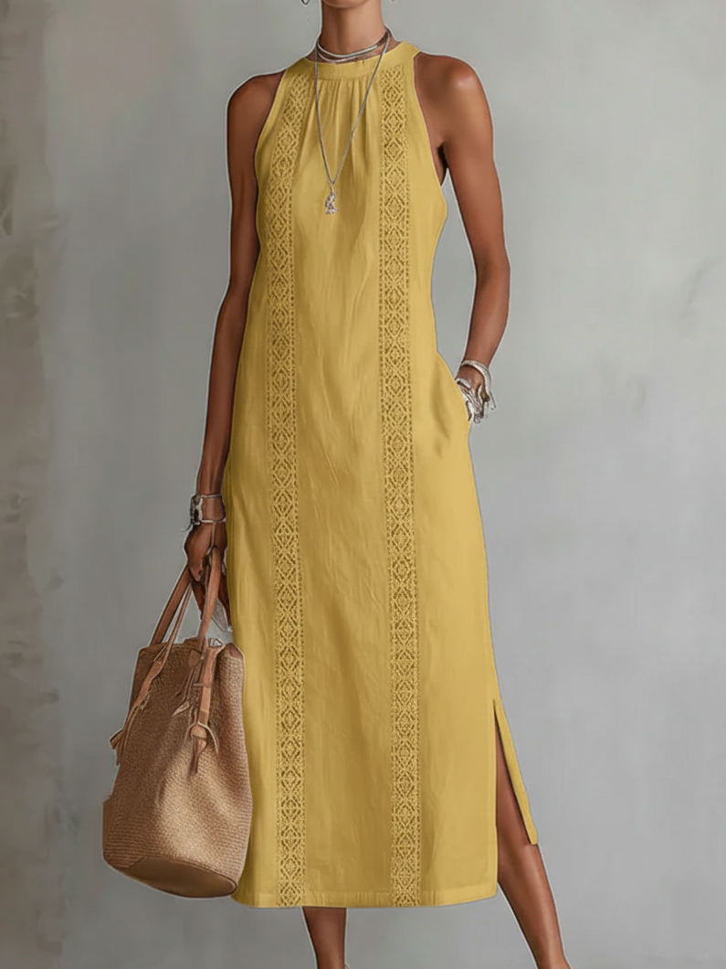 Clara | Lace-Trimmed Summer Dress
