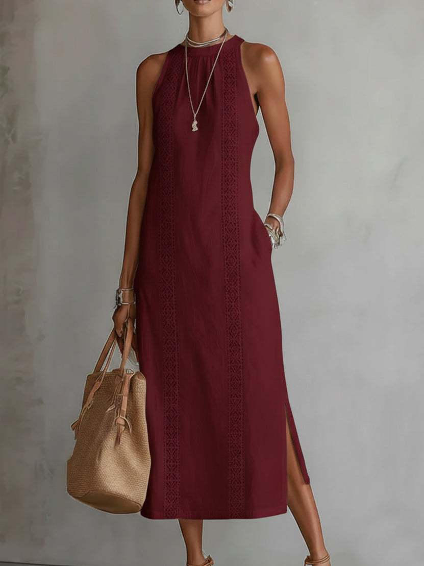 Clara | Lace-Trimmed Summer Dress