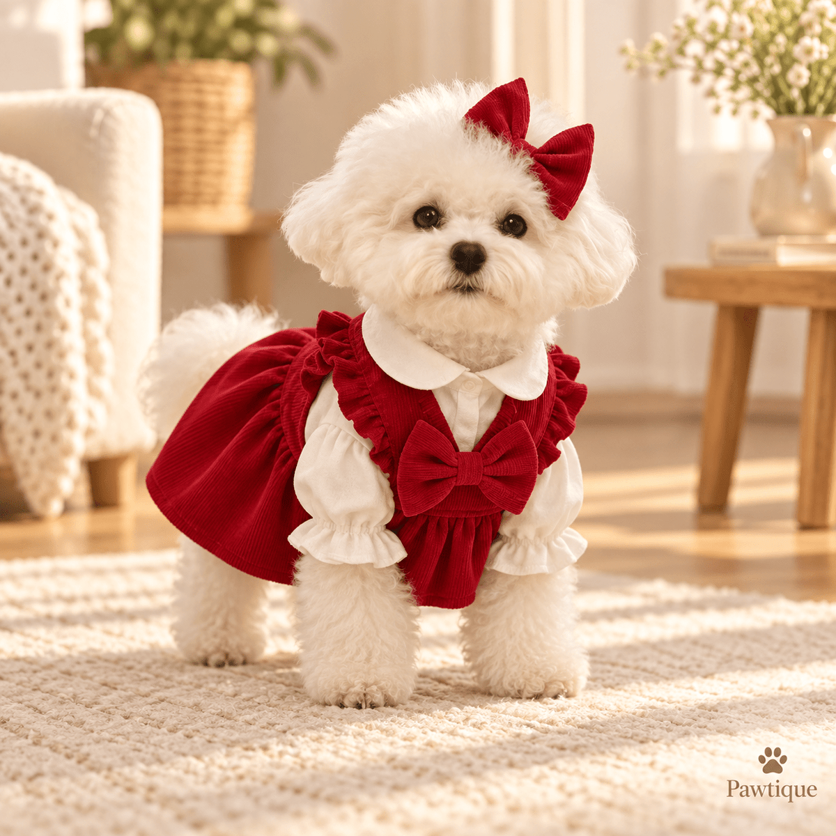 RubyBelle Three-Piece Dog Dress Set