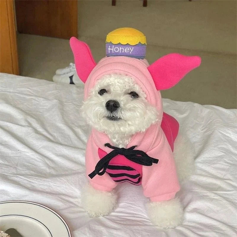 Animal Costume Fleece Pet Hoodies