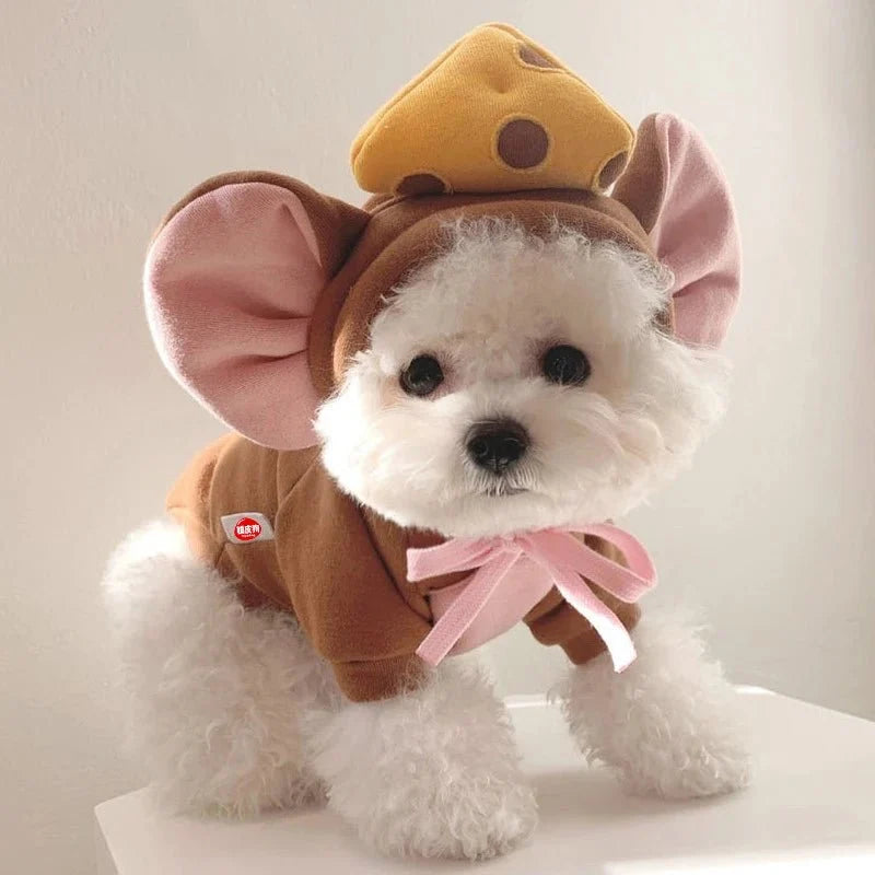 Animal Costume Fleece Pet Hoodies