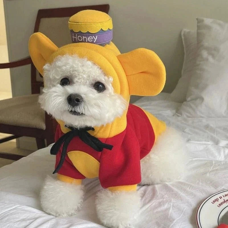 Animal Costume Fleece Pet Hoodies