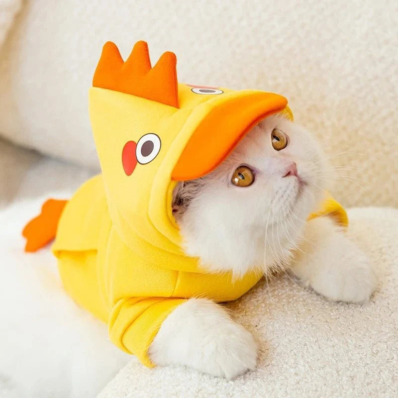 Animal Costume Fleece Pet Hoodies