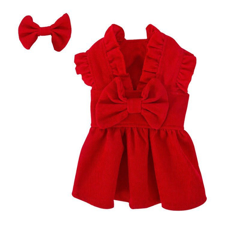 RubyBelle Three-Piece Dog Dress Set