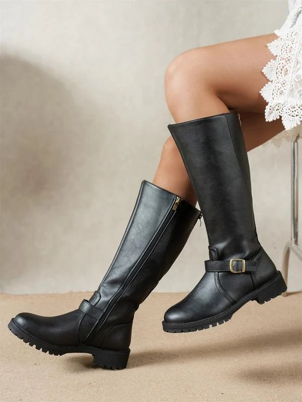 Elise™ – Extended Boots with Side Zipper