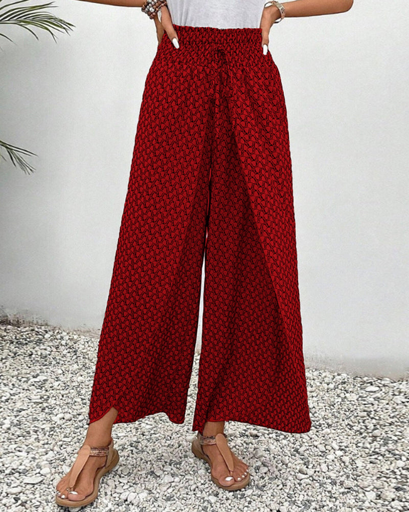 Lunara | Flowing Wide Leg Trousers