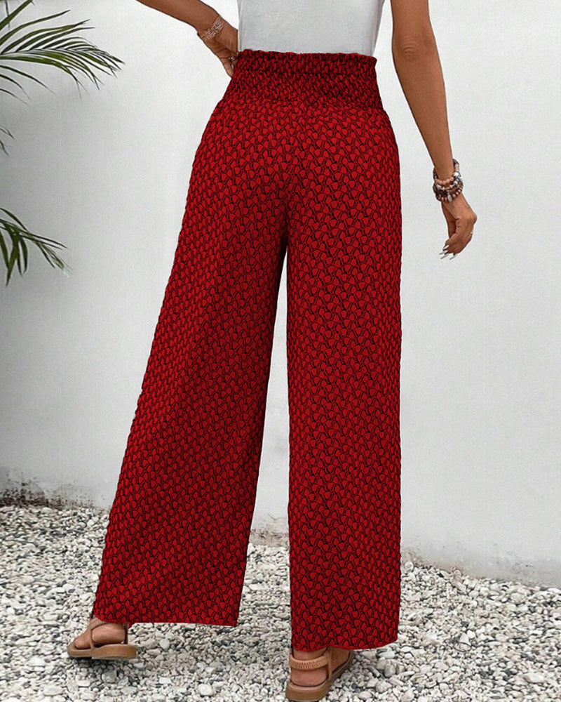 Lunara | Flowing Wide Leg Trousers