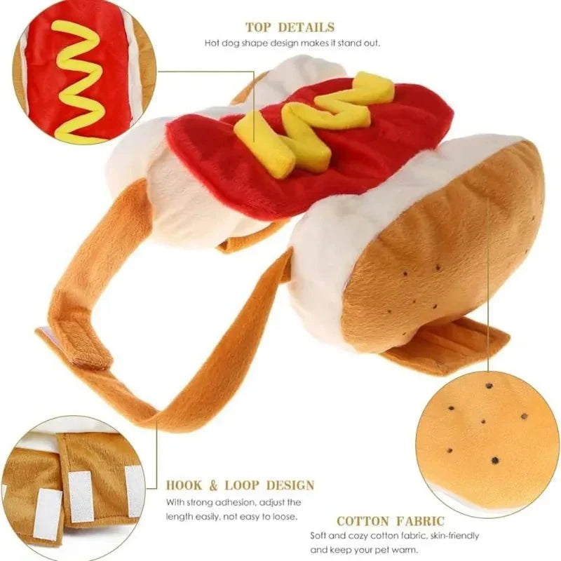 Adjustable Hot Dog Pet Costume