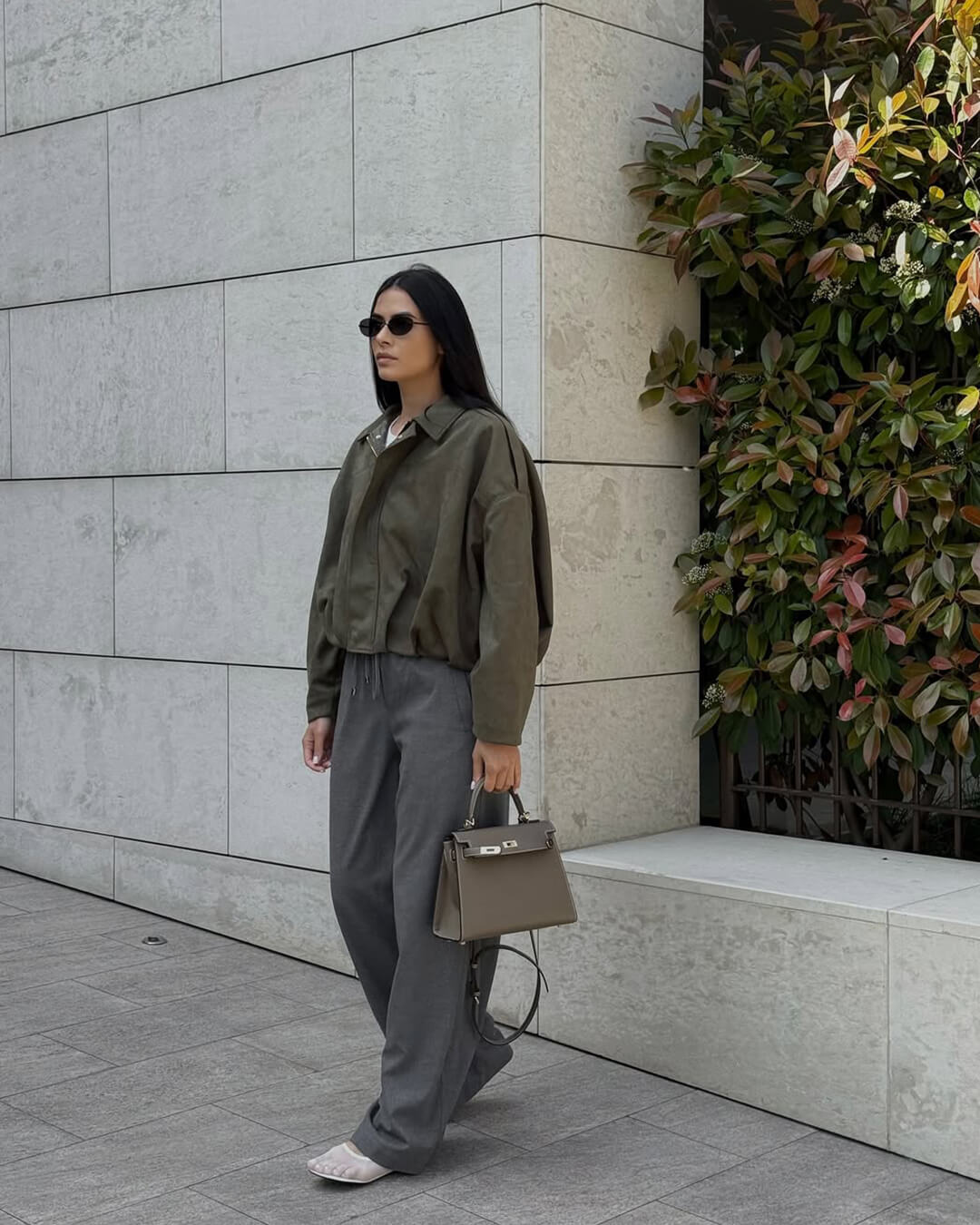 Lara Suede Bomber Jacket