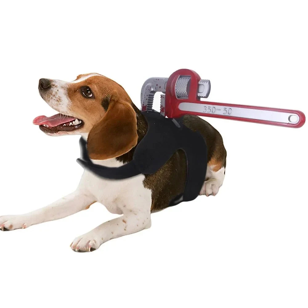 Spooky Knife-Prop Dog Costume