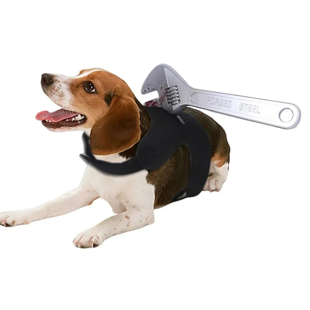 Spooky Knife-Prop Dog Costume