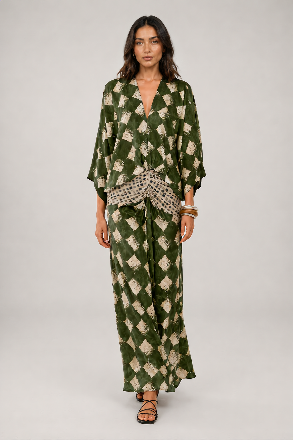 Madison Mosaic Maxi Dress | Cantabrian Mosaic